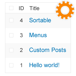 Post Lists View Custom icon