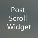 Post Scroll Widget icon