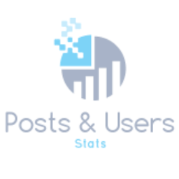 Posts and Users Stats icon
