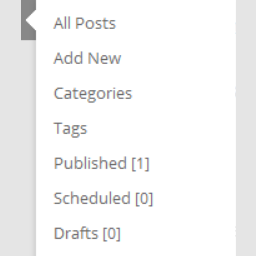 Posts by Type Access icon