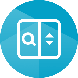 Posts Table with Search & Sort icon