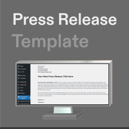 Press Release Template icon