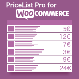 PriceList for WooCommerce icon