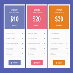 Pricing Table Free icon