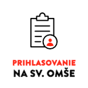 Prihlasovanie na sväté omše icon