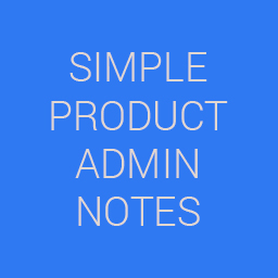 Product Admin Notes Simple icon