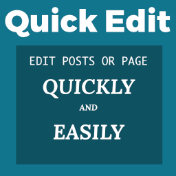 Post and Page Quick Editing icon