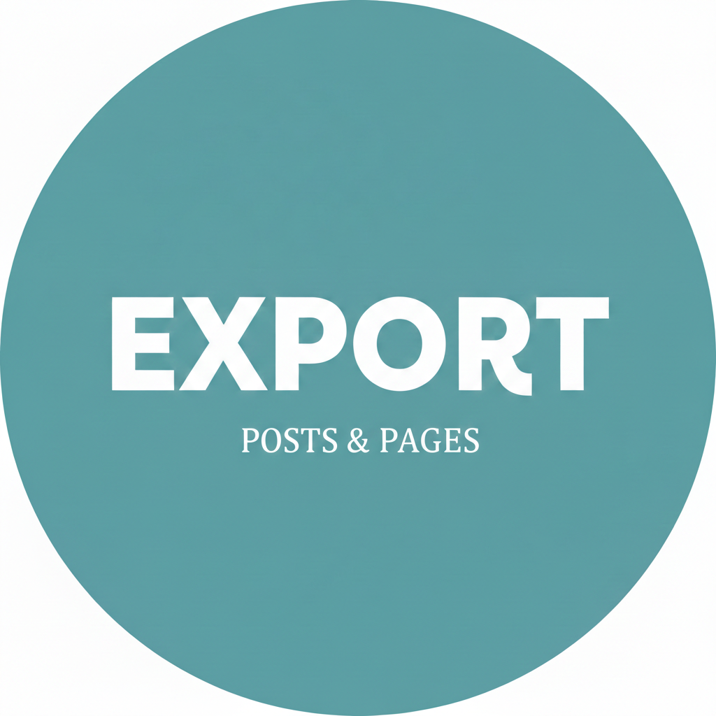 QuickExport: Single & Bulk Post/Page Exporter icon