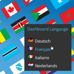 R3DF Dashboard Language Switcher icon
