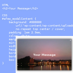 Raw HTML Modal Window icon