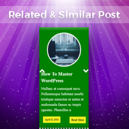 Recent Related Post And Page icon