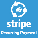 Recurring payment and donation through Stripe icon