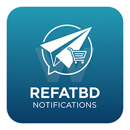 RefatBd notifications with Telegram for Woocommerce icon
