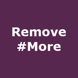 Remove more icon