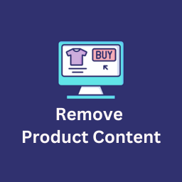 Remove Product Content for WooCommerce icon