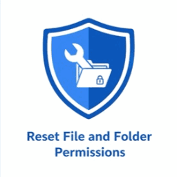 Reset file and folder permissions icon