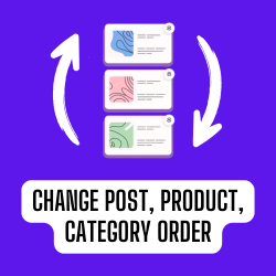 Reshuffle – Change Post Order, Product Order, Taxonomy Order icon