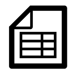 Responsive Scrollable Table icon