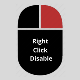 Right Click Disable for Secure icon