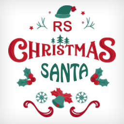 Rs Christmas Santa – Snowfall, Christmas Lights, Holiday Music, Flying Sleigh & Countdown icon