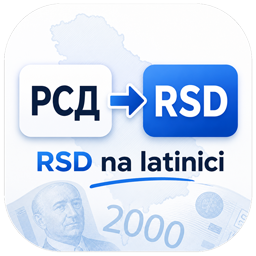 RSD na latinici icon