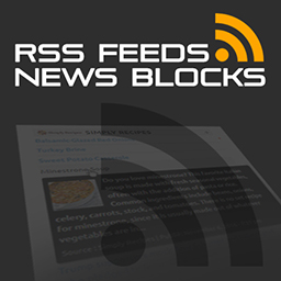 RSS Feeds News Blocks icon