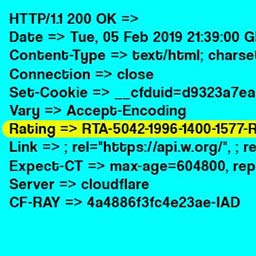 RTA – Restricted To Adult icon