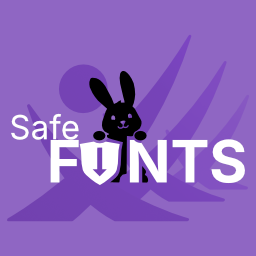 SafeFonts icon