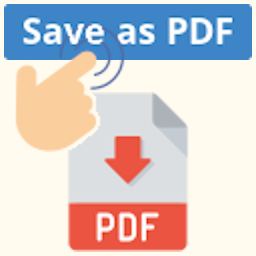 Save as PDF Plugin by PDFCrowd icon