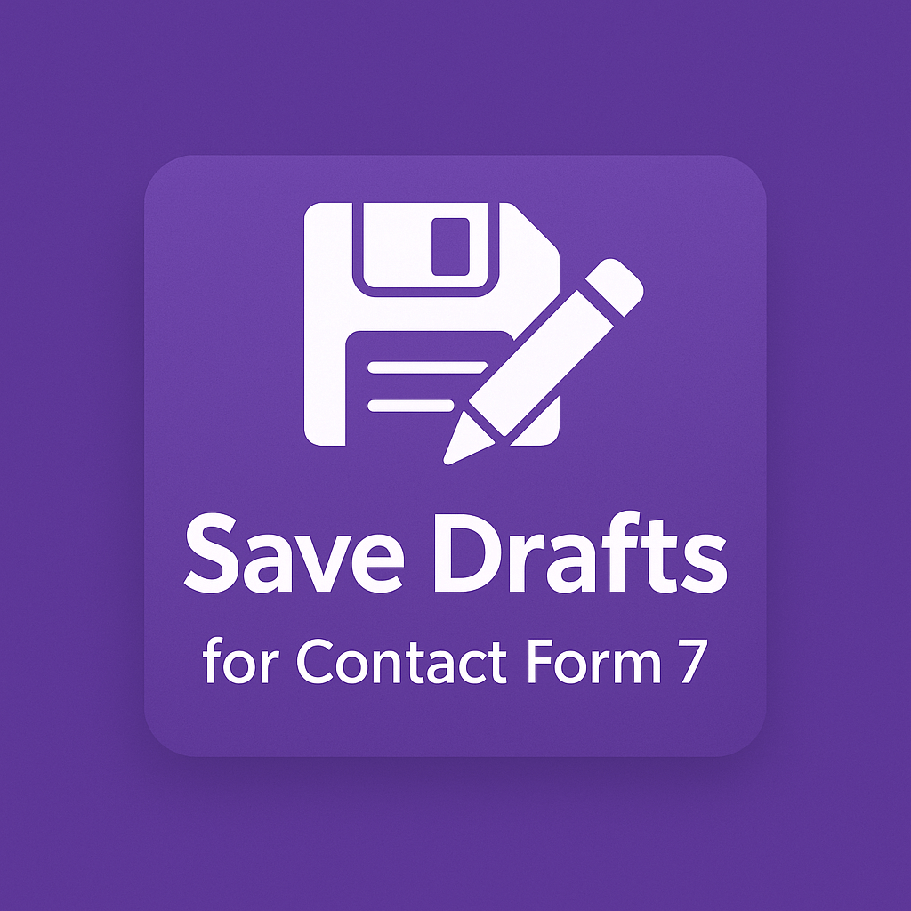 Save & Continue for Contact Form 7 icon