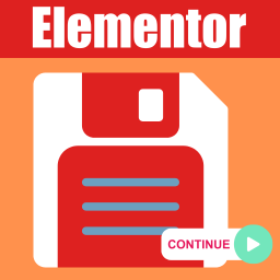 Save & Continue for Elementor Forms icon