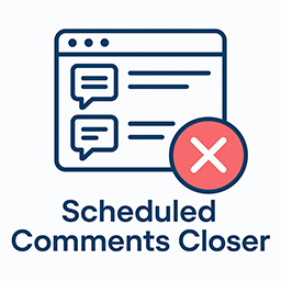 Scheduled Comments Closer icon