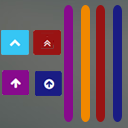 Scroll Bar With Back To Top icon