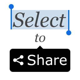 Select to Share icon