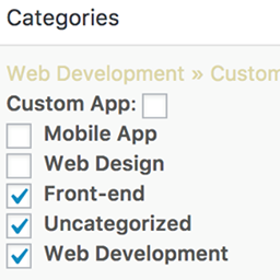 Set Unset Bulk Post Categories icon