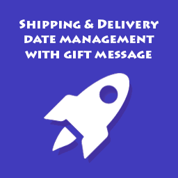 Shipping & Delivery Date management with gift message icon