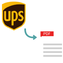 Shipping Label PDF Generator With UPS For Woocommerce icon