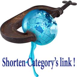 Shorten Sub-category's Link icon