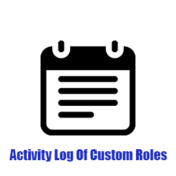 Show Activity Log Of Custom Roles icon