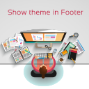 Show Theme in Footer icon