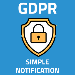 GDPR Simple Notification icon