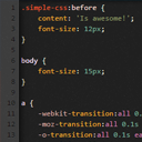 Simple CSS icon