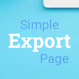 Simple Export Page icon