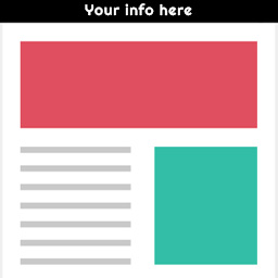 Simple Header Info icon