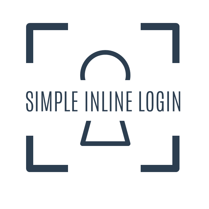 Simple Inline Login icon