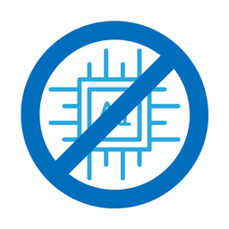 Simple NoAI and NoImageAI icon