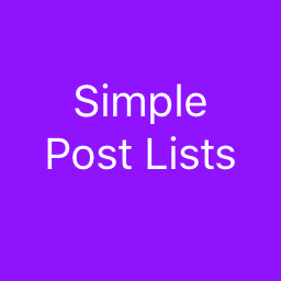 Simple Post Lists icon