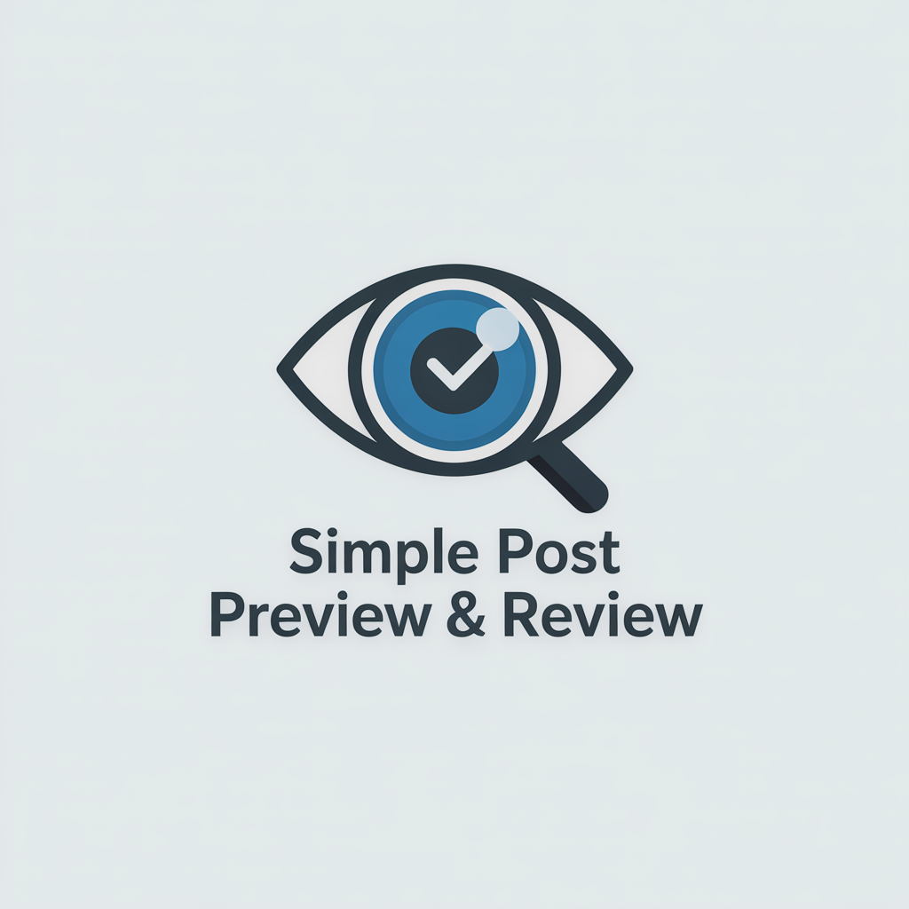Simple Post Preview & Review icon