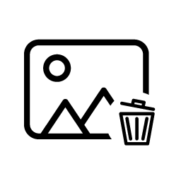 Simple removal of posted images icon