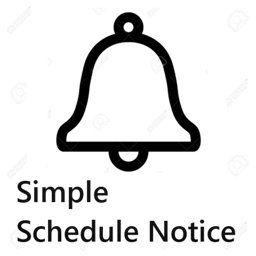 Schedule Notice icon